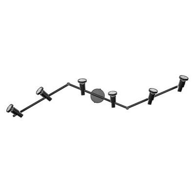 OSRAM LED SPOT GU10 6 x 3,4W, 1380lm, schwarz, 2.700K Farbtemperatur, warmweiße - Bild 1 von 4