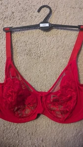 34DD EX STORES RED CURRENT UNDERWIRED   BRA NEW SALE  - Picture 1 of 4