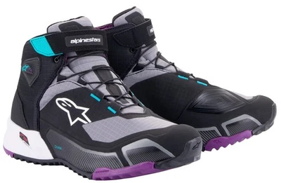 Zapatos de motocicleta Alpinestars Stella CR-X Drystar para mujer negros/grises Foto 1 de 4