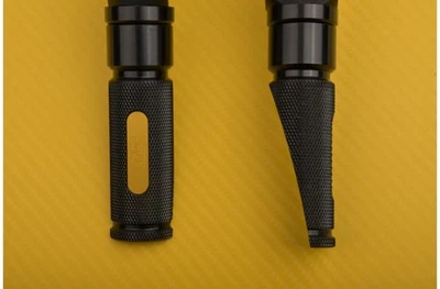 Repose / Cale-Pieds Passager Arrière Noir-Or 77mm BMW K1200RS K1200 RS 2002-2005 - Изображение 1 из 4