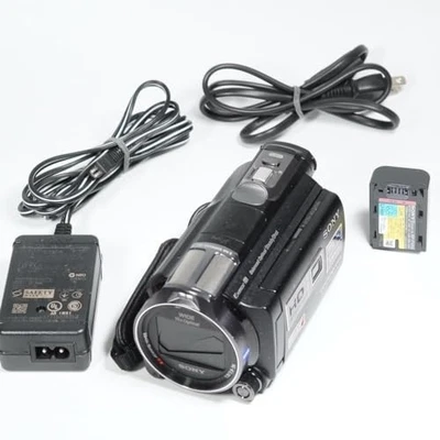 SONY HDR-PJ760V Black Handycam Camcorder Projector 10x Zoom 96GB w/Battery - Image 1 of 4