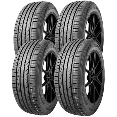 (QTY 4) 255/45ZR17 Haida HD937 102Y SL Black Wall Tires - Imagem 1 de 4