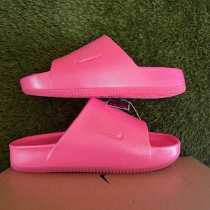 Nike Calm Slide Se Women’s Size 11 Hyper Pink/Hyper Pink /Hyper Rose FV5940-600 - Picture 1 of 7