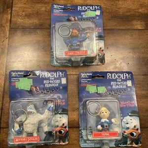 Lote de 3 Llavero Navidad 1999 CVS Rudolph & Island of Misfit Toys - Imagen 1 de 12