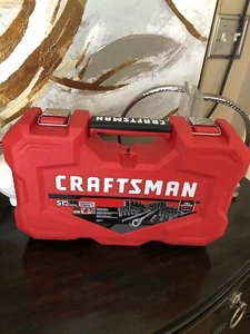 Craftsman 51-Piece Socket Set, 3/8 drive, SAE/Metric ) - New - Picture 1 of 8
