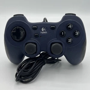 Logitech Controller Dual Action Gamepad USB Game G-UF13A Dark Blue - Picture 1 of 7