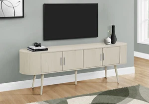 Tv Stand, 72 Inch, Console, Bedroom, Living Room, Media Entertainment Center, St - Picture 1 of 11