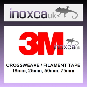 CROSS WEAVE & FILAMENT TAPE SCOTCH TARTAN 3M FIBERGLASS 12mm 19mm 25mm 50mm 75mm - Picture 1 of 21