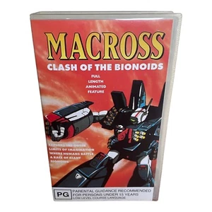 Macross: Clash of the Bionoids VHS (1991) English Dub RARE Australian Release 🐙 - Bild 1 von 11