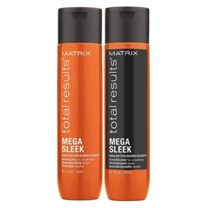 Set Per Capelli Anticrespo MATRIX Mega Sleek Shampoo 300ml + Balsamo 300ml - Foto 1 di 1
