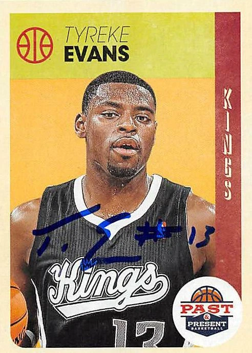 Tyreke Evans autographed Basketball card (Kings) 2013 Panini Past & Present #16 - Image 1 of 1