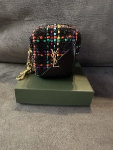 Saint Laurent Jamie Cube Pouch Charm With Keyring. Cute~ - Picture 1 of 12