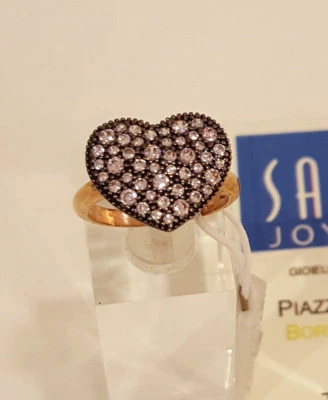 ANELLO CUORE MIS.15 ARGENTO MARCELLO PANE ANGM616  CON SUPER SCONTO - Immagine 1 di 4