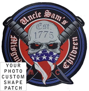 CUSTOM SHAPE/SIZE Patch Photo Back Patch, Printed Patch, Custom Patch, Person... - Picture 1 of 1