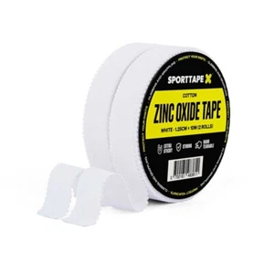 SPORTTAPE Finger Tape - 1.25cm x 10m for BJJ, Climbing & Gym (2 x 1.25cm Rolls) - Picture 1 of 32