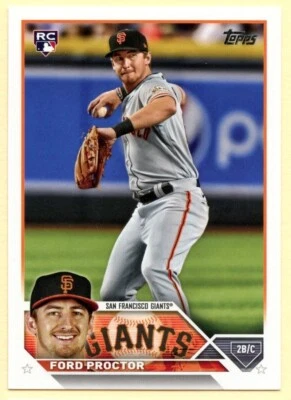 2023 Topps Series 2 Ford Proctor baseball Rookie card #472 San Francisco Giants - Image 1 of 2