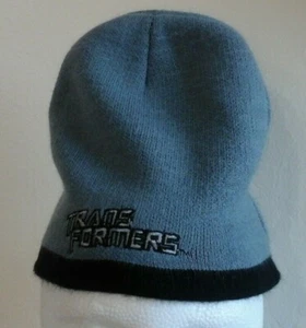 Universal Studios Transformers Autobots Black/Gray Youth Beanie Hat Beanie--EUC! - Picture 1 of 4