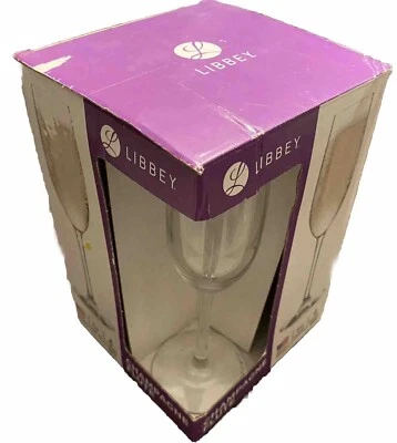 Libbys Champagne Flutes Box Of Three 8 oz 237 mL Glasses - Image 1 of 4