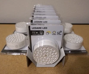 (12 Set) Ikea LEDARE LED Bulb GX53 1000 lumen 2700 K Dimming Adjustable Beam - Picture 1 of 5