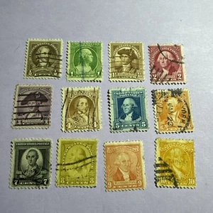 US 1932 Washington #704-715 complete set used (Lot 12 File 151) - Picture 1 of 1