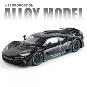 Modellino auto sportiva in lega pressofusa 1/18 MERCEDES AMG-ONE suono e luce giocattolo regalo NUOVO - Foto 1 di 9