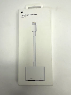Original Apple Lightning AV Kabel auf HDMI Port Adapter für iPhone 14 13 12 XR Xs - Bild 1 von 3
