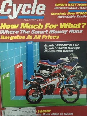 Cycle magazine August 1986 - Image 1 of 3