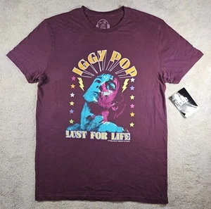 Lee Iggy Pop Herren Größe M Tshirt Lila Neu Mit Etikett - Bild 1 von 10