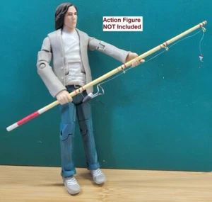✅ Canna da pesca scala RC palo mulinello rock cingolato camion accessori garage in miniatura - Foto 1 di 8
