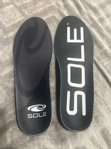 SOLE Active dicke Schuheinlagen/Bogen Herren Größe 10 Damen 12 +2,42 kg NEU schwarz - Bild 1 von 7