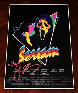 JAMIE KENNEDY "RANDY" SIGNED SCREAM 12X18 MOVIE POSTER HORROR!!! - Picture 1 of 1