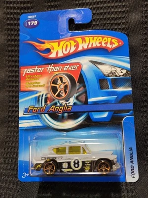 Ford Anglia Racer 1967 Hot Wheels. Raro, ¡VHTF! Tarjeta azul '05. Coleccionista #179.  Foto 1 de 4