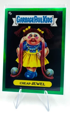 Cheap JEWEL 226b Green Refractor 132/299 Garbage Pail Kids Chrome Series 6 OS6 - Image 1 of 4