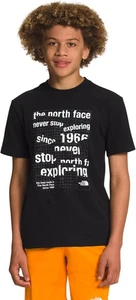 The North Face Kids Boy's Short Sleeve Graphic Tee XS (Little Kids/Big Kids) NWT - Picture 1 of 2