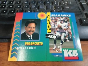 Vintage 1994 NFL Seattle Seahawks Schedule w/ Rick Mier Cover King 5 Sports - Picture 1 of 2