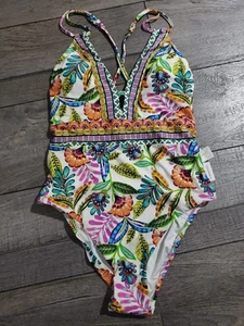 Sunshine 79 Women's Plunge Mio One Piece Swimsuit Sz 6, MSRP $145 - Picture 1 of 11