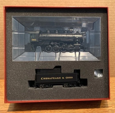HO Scale Proto 2000 23302 C&O Chesapeake & Ohio 0-8-0 Steam Locomotive #361 - Image 1 of 4