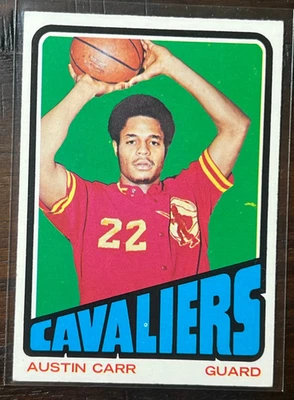 1972-73 Topps Basketball #90 Austin Carr RC - Cleveland Cavaliers - Centered - Image 1 of 2