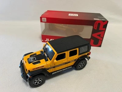 1:22 Jeeps Wrangler Rubicon Car Model Alloy Diecast Toy Vehicle Gift Sound Light - Image 1 of 4
