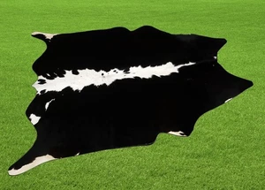 100% Original Kuhfell Teppich Bereich Skin Leder 15.01 Sq.feet (117cmx119cm) - Bild 1 von 3