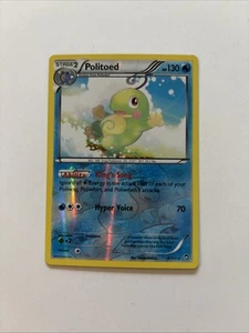 Holograma inverso Politoed 18/111 Rev XY Furious Fists Pokemon casi nuevo - Imagen 1 de 2