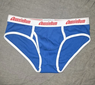 Nuevo sin etiquetas Calzoncillo Clásico AUSSIEBUM Hombre Talla L 2022 Azul Marino Foto 1 de 4
