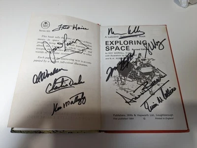 Exploring Space Book  signed by Jim Lovell & many more NASA / Apollo Astronauts - Image 1 of 4