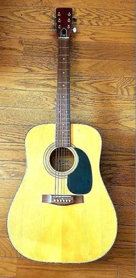 HOHNER HOLiDAY FRANCE W100 Acoustic Guitar made in Japan Vintage  Natural Used - Image 1 of 4