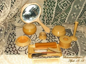 JUEGO DE VANIDAD ANTIGUO de colección siglo 1800 juego de manicura antiguo 15# artículos de colección - Imagen 1 de 1