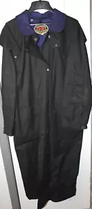 Australian Outback Collection Waxed Cotton/Canvas/ Oilskin Duster/ Drover XL - Picture 1 of 3