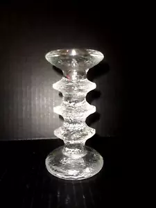 Iittala "FESTIVO" Timo Serpaneva KRISTALL KERZENLEUCHTER / KERZENSTÄNDER Finnland - Bild 1 von 5