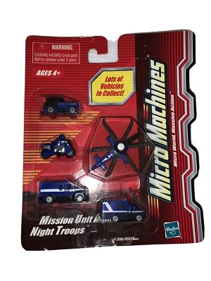 Micro Machines 5 Vehicle Pack Mission Unit Alpha Night Troops New Rare - Image 1 of 3