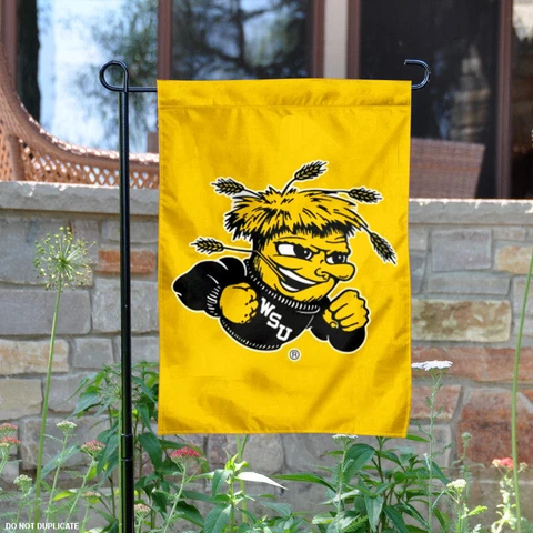 WSU Shockers Gold Garden Flag Yard Banner Cover