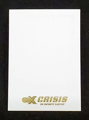 2022 Cryptozoic CZX Crisis on Infinite Earths BLANK Sketch Card - Image 1 of 3